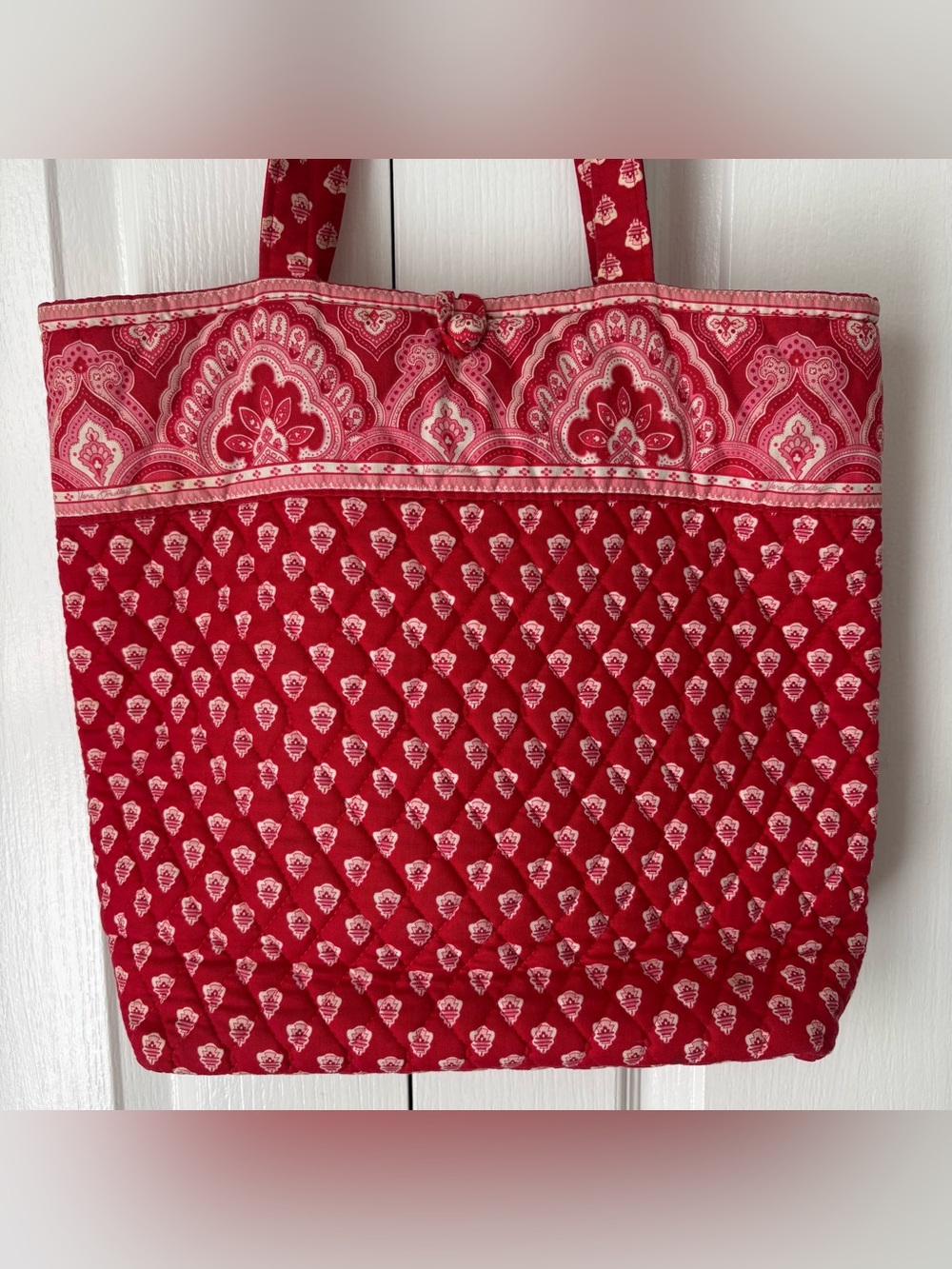 Retired Vera Bradley Nantucket Red Tote bag ♥️🤍